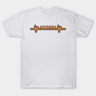 Heartbeat Arizona - White T-Shirt